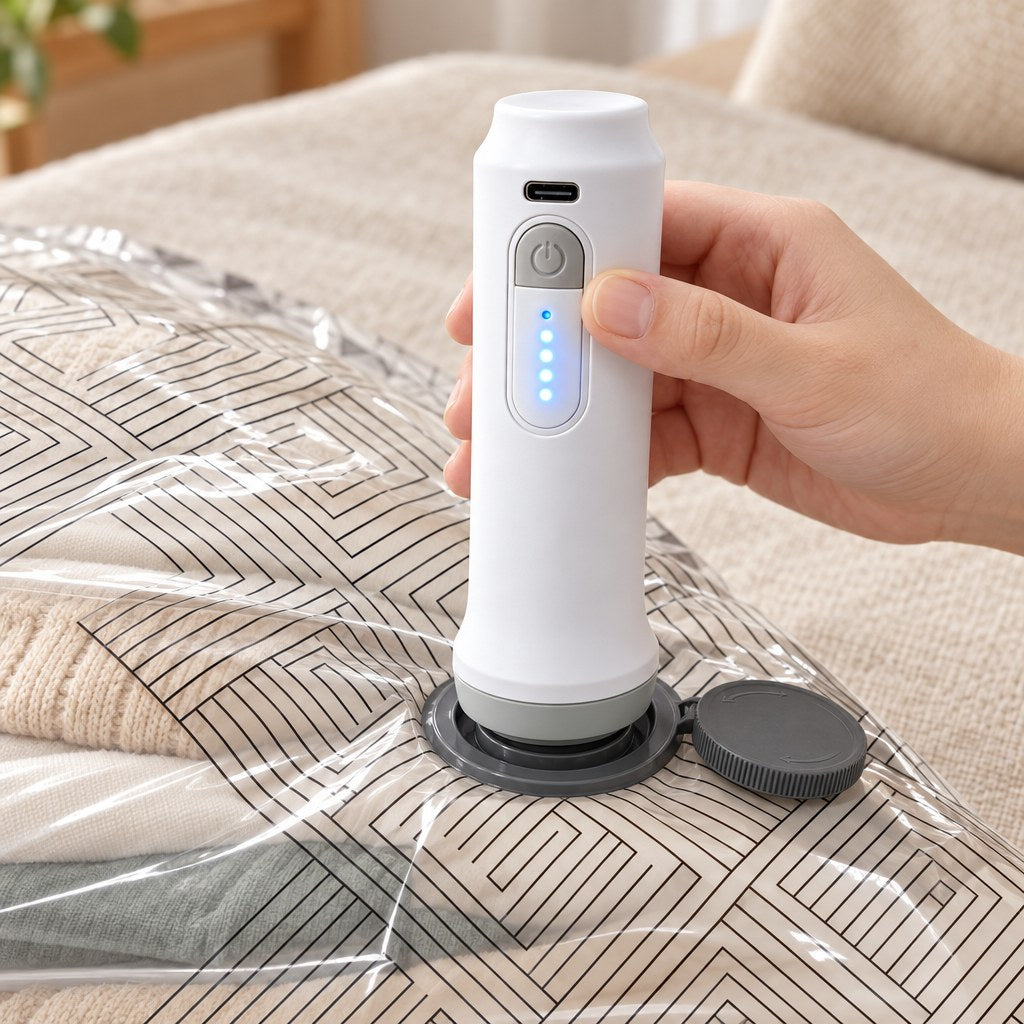 USB-C pump on the bag valve